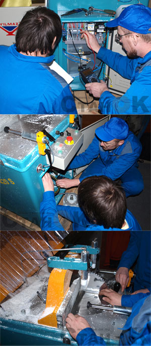 ремонт оборудования и станков для окон